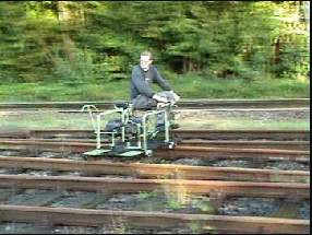 Testfahrt auf den Gleisanlagen einer nibueiEi (nichtbundeseigenen Eisenbahn)